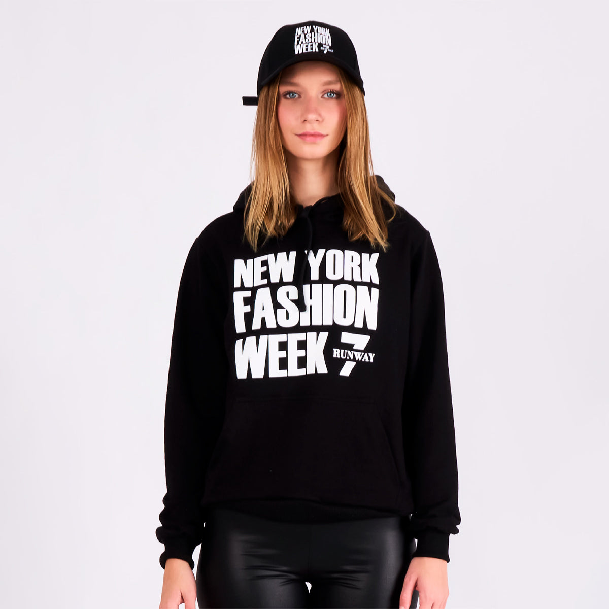 BLACK PULL OVER HOODIE
