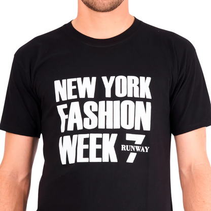 NYFW CLASSIC BLACK TEE + NYFW HANDLED MINI