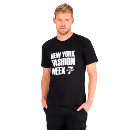 NYFW CLASSIC BLACK TEE + NYFW HANDLED MINI