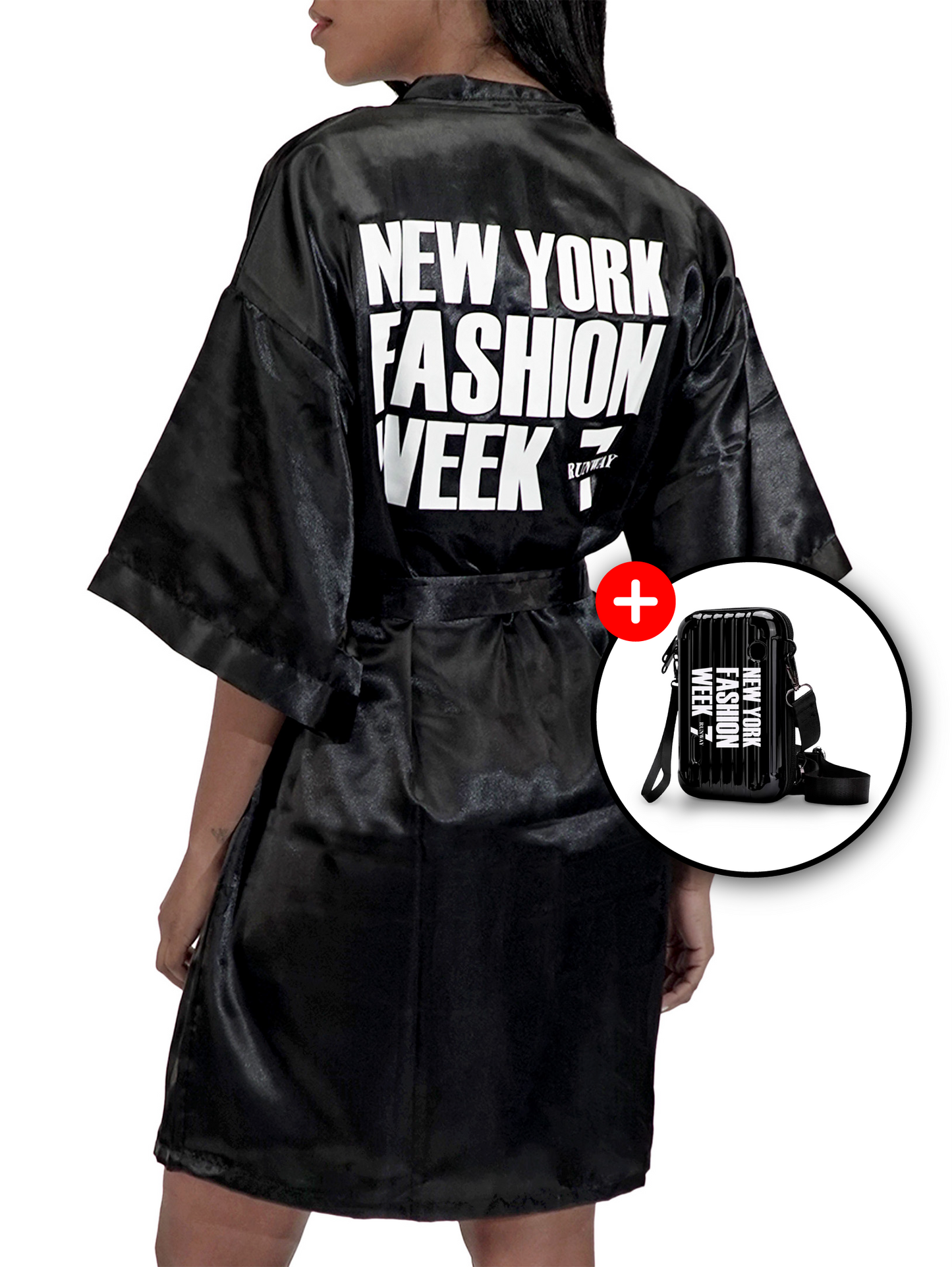 NYFW MODEL ROBE + NYFW HANDLED MINI