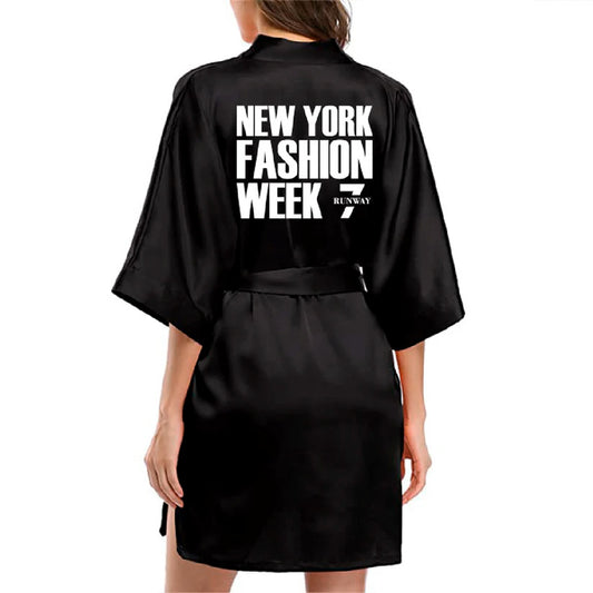 NYFW MODEL ROBE