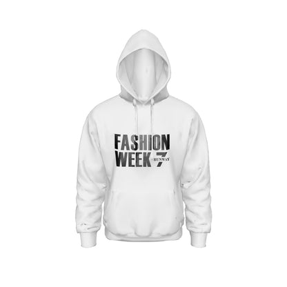 FASHION WEEK WHITE PULL OVER HODDIE