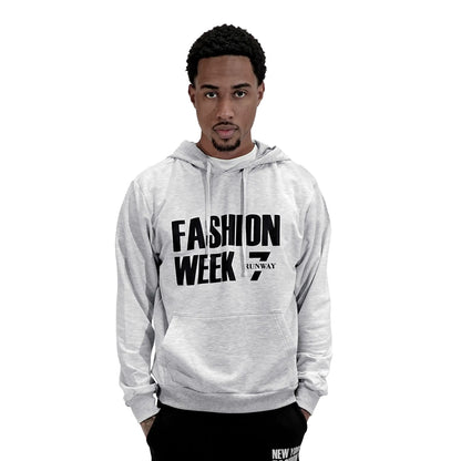 FASHION WEEK MELANGE PULL OVER HODDIE