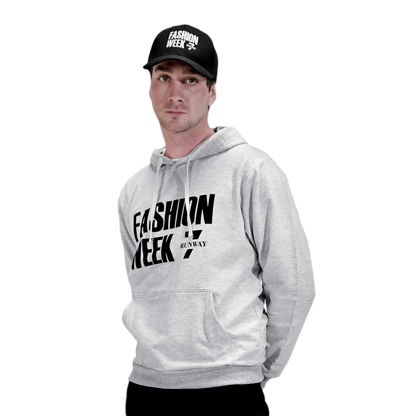 FASHION WEEK MELANGE PULL OVER HODDIE