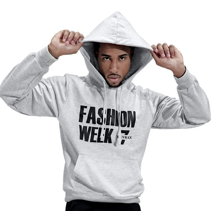 FASHION WEEK MELANGE PULL OVER HODDIE